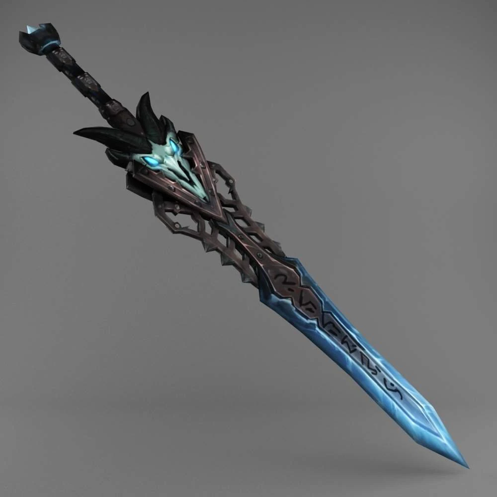 sword of death 3D Model .c4d .max .obj .3ds .fbx .stl .blend 