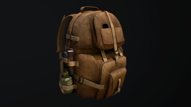 backpack Modelo 3D .c4d .max .obj .3ds .fbx .stl .blend 