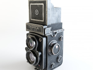 yashica mat-124 b 3D 모델