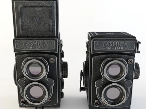 yashica mat-124 b 3D Model