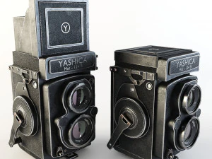 yashica mat-124 b 3D Model