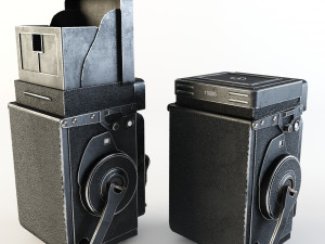 yashica mat-124 b 3D मॉडल
