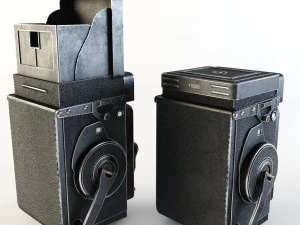 yashica mat-124 b 3D Model