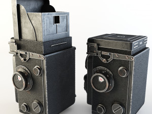 yashica mat-124 b 3D मॉडल