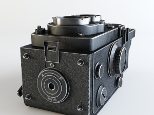yashica mat-124 b 3D मॉडल