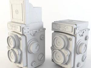 yashica mat-124 b 3D Model