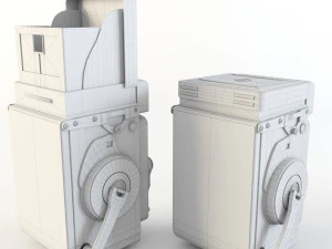yashica mat-124 b 3D Model