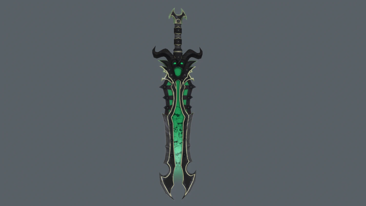 sword of the damned 3D Model .c4d .max .obj .3ds .fbx .stl .blend 
