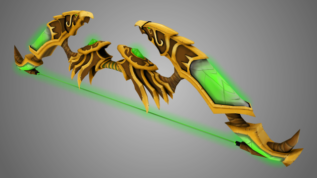 legion bow 3D 모델 .c4d .max .obj .3ds .fbx .stl .blend 