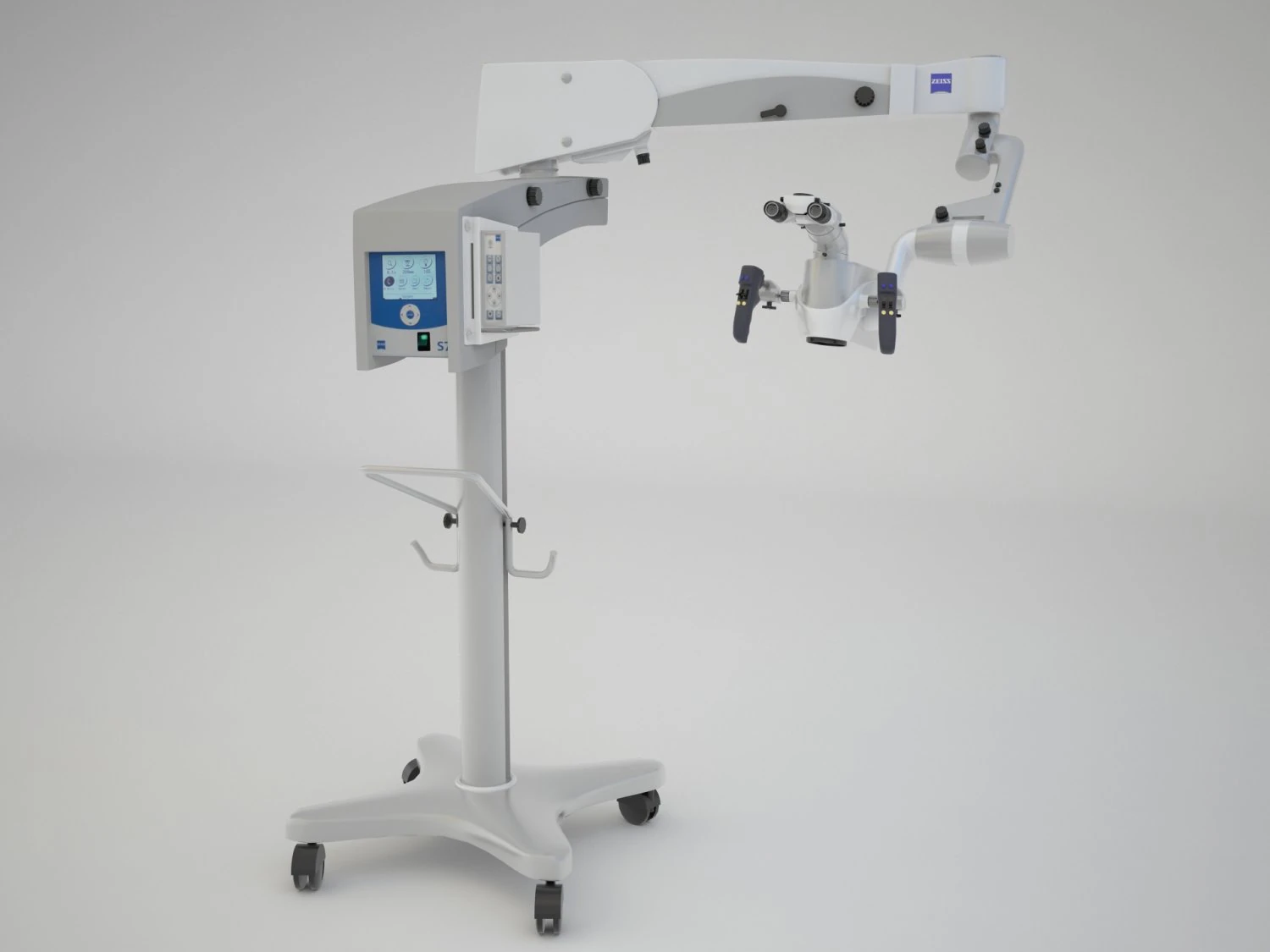 motorized dental microscope 3D Model .c4d .max .obj .3ds .fbx .stl .blend 