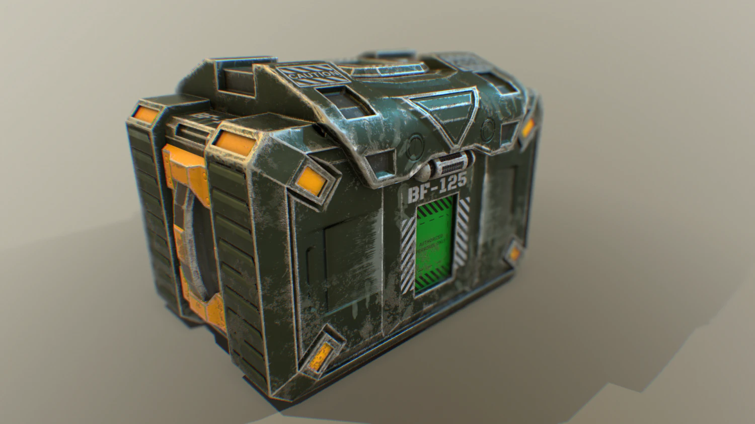 ammo chest 3D Model .c4d .max .obj .3ds .fbx .stl .blend 
