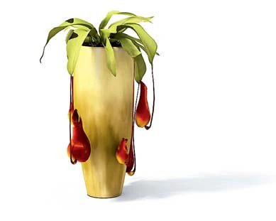 flower pot 8 3D Model .c4d .max .obj .3ds .fbx .stl .blend 