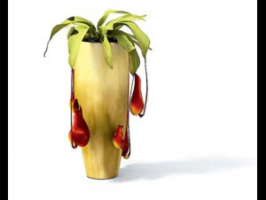 цветочный горшок 8 3D Модель