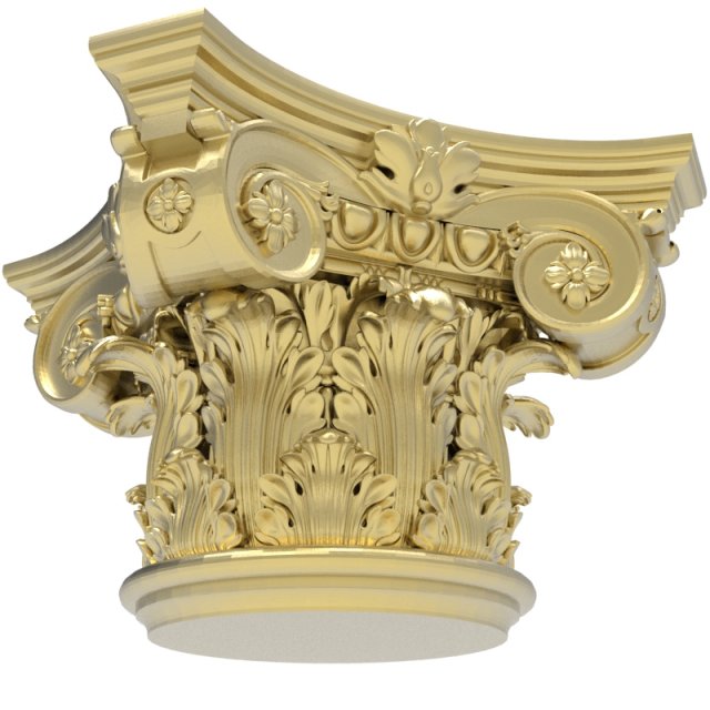 capitels 002 3D Model .c4d .max .obj .3ds .fbx .stl .blend 