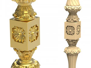 फर्नीचर पैर 43 3D मॉडल