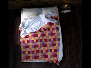 cozy room in a wooden house 3D मॉडल
