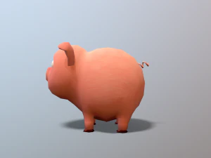 सुअर 3D मॉडल