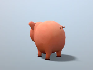 सुअर 3D मॉडल