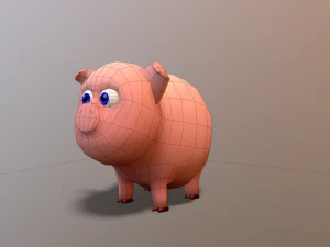 सुअर 3D मॉडल