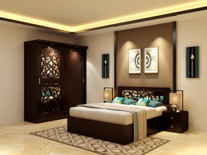 luxurious bedroom 3D Model