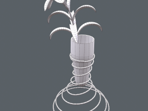 lily in vase 3D Модель