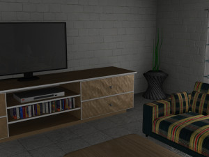sala de descanso 3D मॉडल