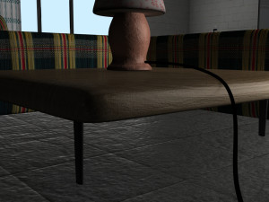 sala de descanso 3D मॉडल