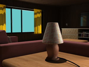sala de descanso 3D मॉडल