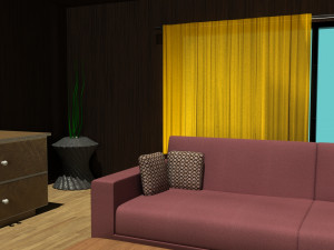 sala de descanso 3D मॉडल