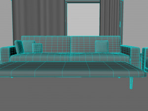 sala de descanso 3D मॉडल
