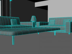 sala de descanso 3D Model
