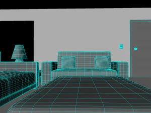 sala de descanso 3D Model