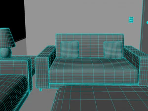 sala de descanso 3D Model