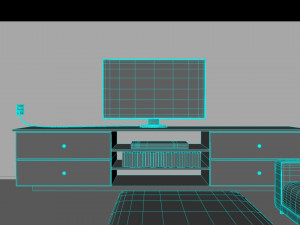 sala de descanso 3D मॉडल