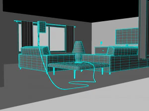sala de descanso 3D Model