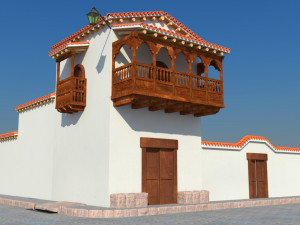 escena exterior Modello 3D