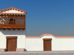 escena exterior Modello 3D