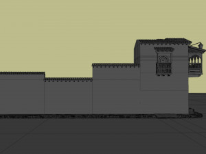escena exterior Modello 3D