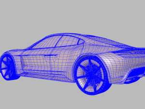 porsche mission e 3D Model
