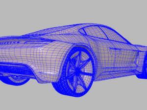 porsche mission e 3D Model