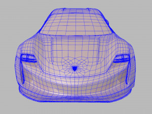porsche mission e 3D Model