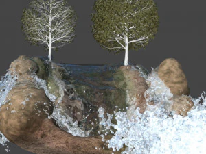 cascata Modelo 3D