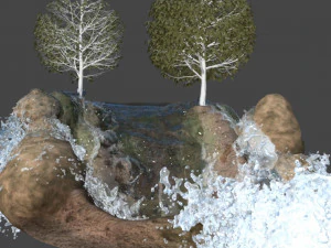 cascata Modelo 3D