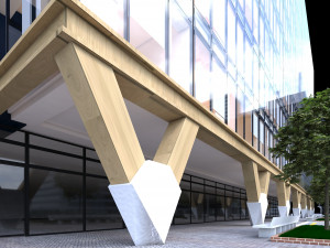 this high quality for autodesk 3d max - arquitectura exterior edificio Model 3D