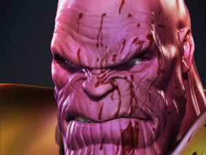 deadpool vs thanos Model 3D