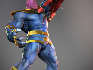 Deadpool x Thanos Modelo 3D
