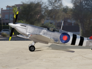 spitfire hf mk vii game and subdivision ready low-poly 3D Model
