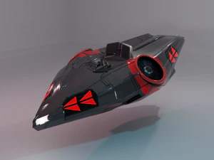 cicli futuristici pronti per la suddivisione low-poly Modello 3D