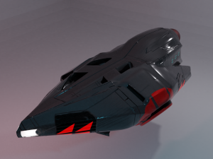 futuristic cycles low-poly subdivision-ready 3D Model