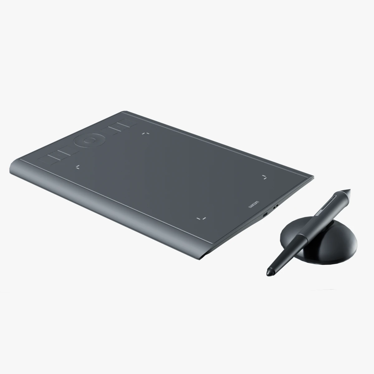 wacom intuos pro pth-460 small 3D Model .c4d .max .obj .3ds .fbx .stl .blend 